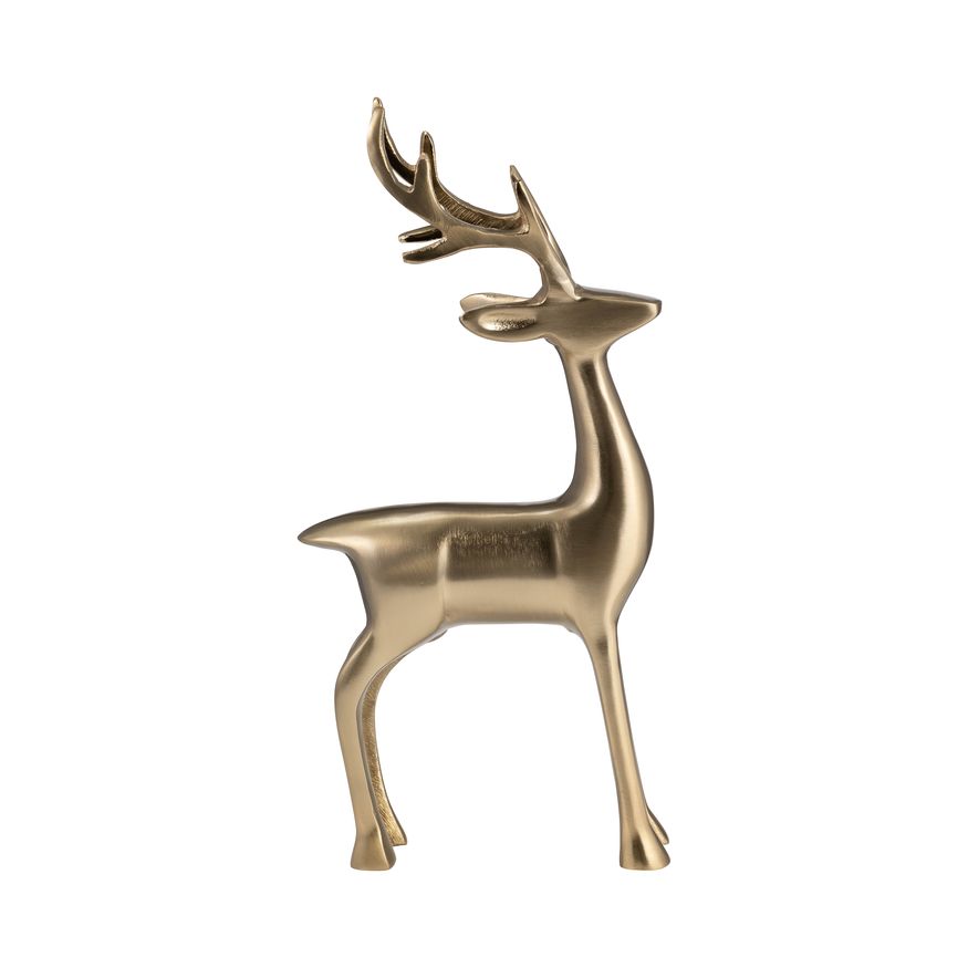 Sagebrook 14" Metal Standing Reindeer