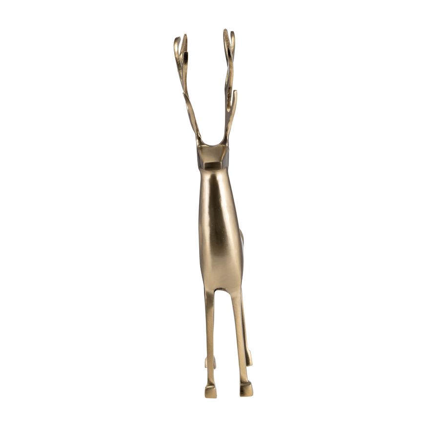 Sagebrook 18" Metal Standing Reindeer - Gold