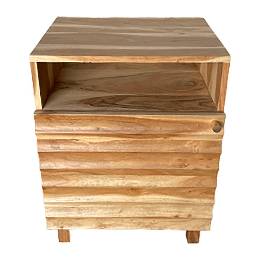 Sagebrook - Single Door Side Cabinet in Natural