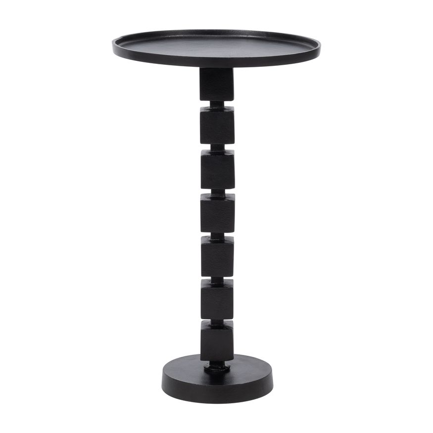 Sagebrook 25" Aluminum Stacked Disc Accent Table