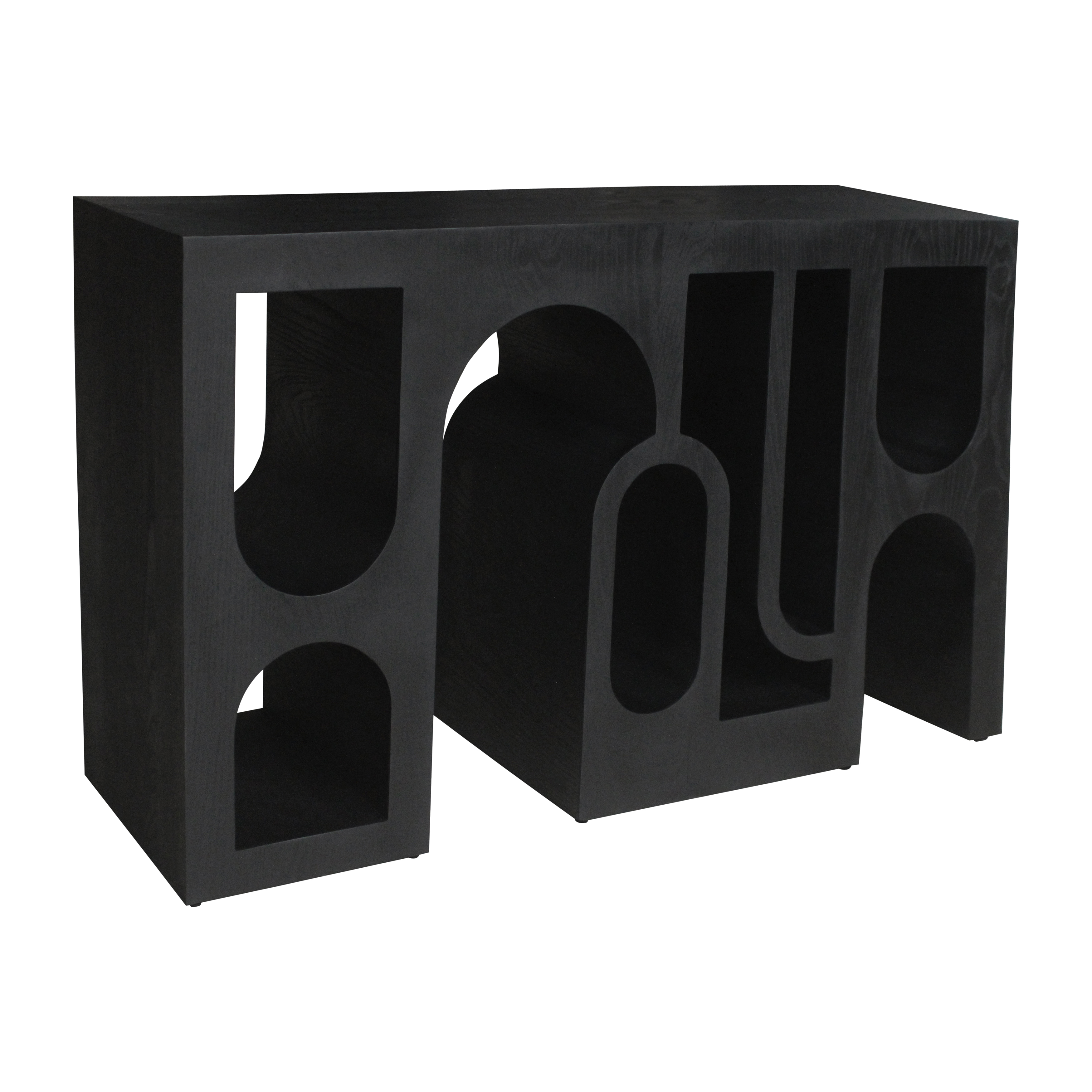 Sagebrook™ 30" Modern Console - Black Ash Veneer