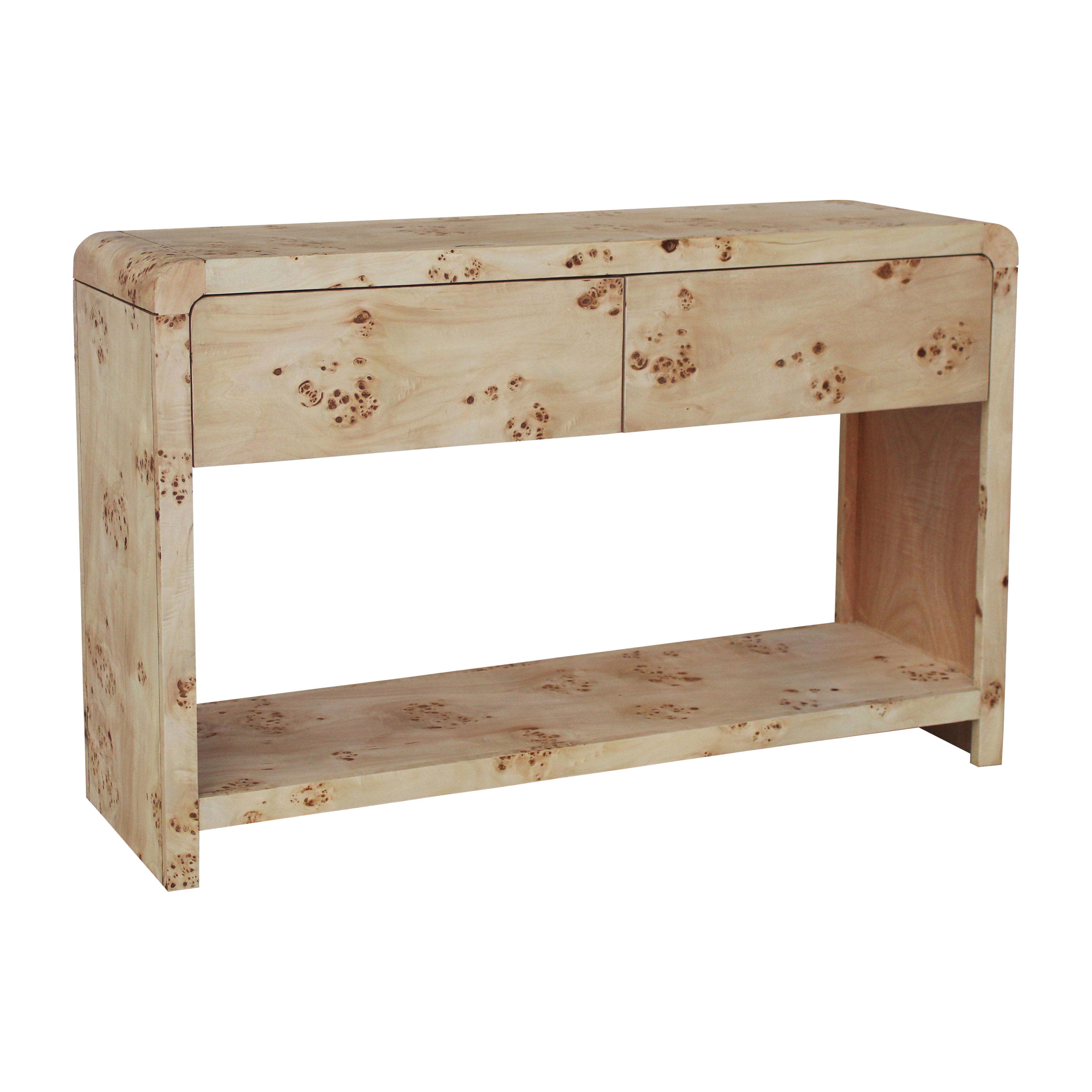 Sagebrook™ 47" Cube Console With 2 Drawers - Natural