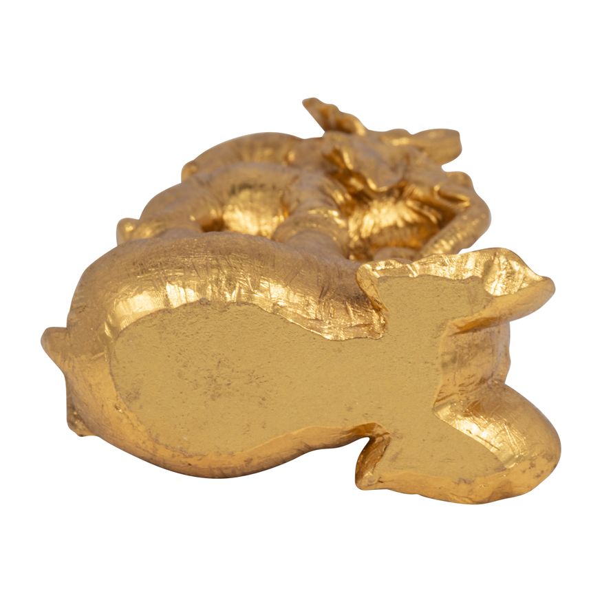 Sagebrook 10" Resin Stacked Playing Elephants - Gold