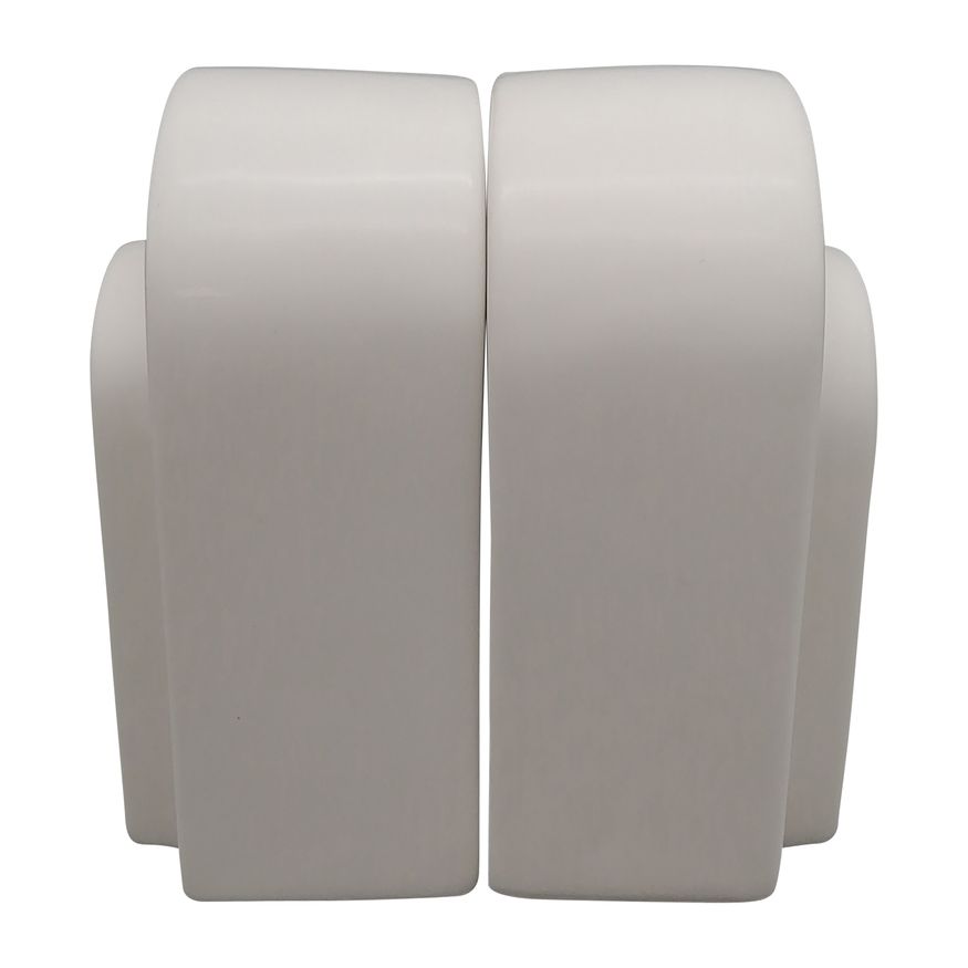 Sagebrook 7" Ceramic Arch Bookends (Set Of 2)