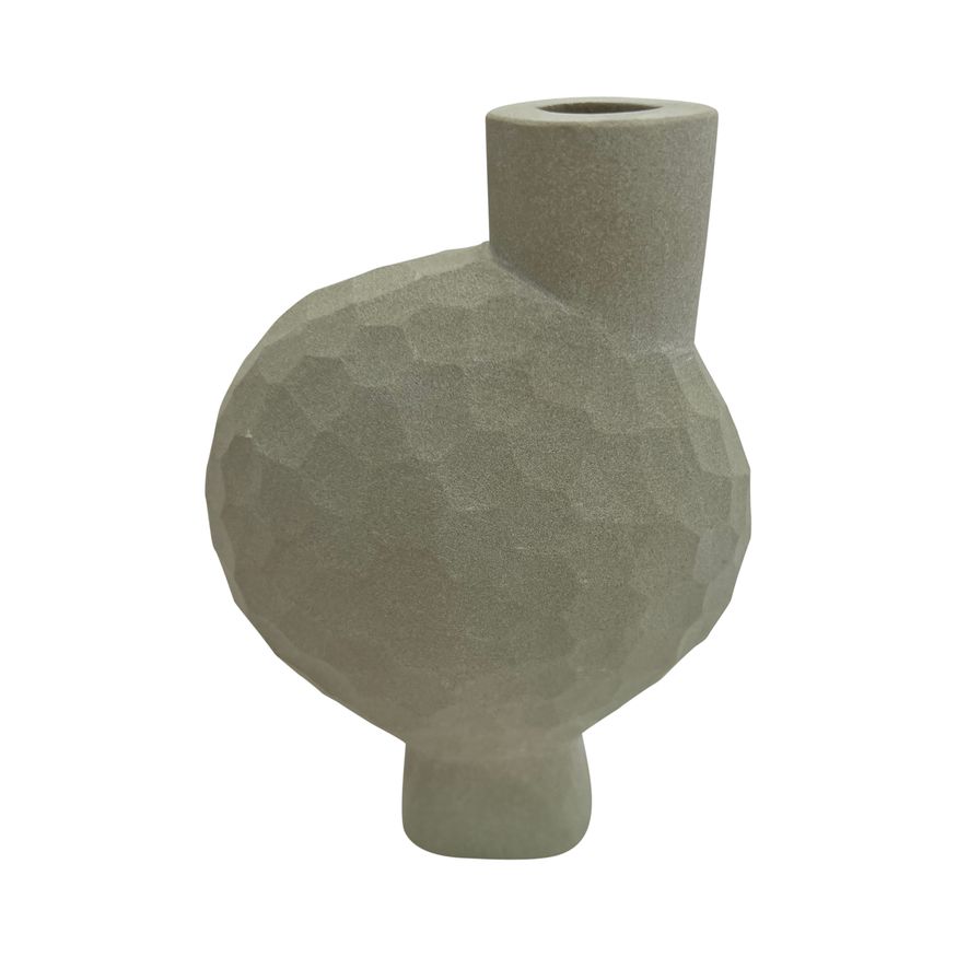 Sagebrook 9" Stone Hammered Vase