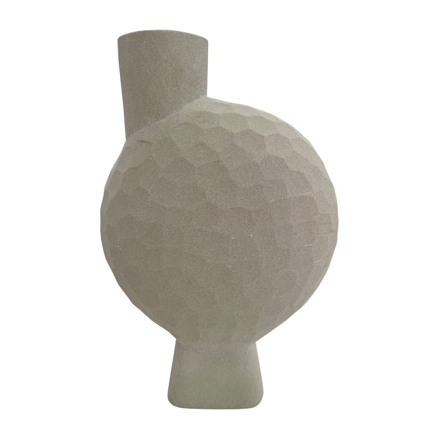 Sagebrook 9" Stone Hammered Vase