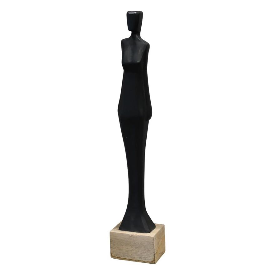 Sagebrook 29" Wood Standing Lady