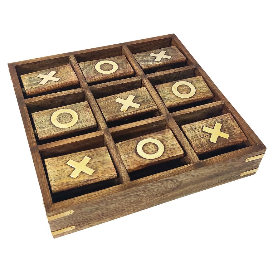 Sagebrook - 12"x12" Marble Tic-tac-toe