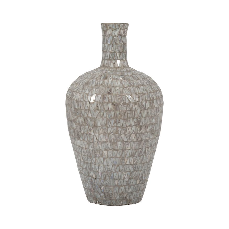 Sagebrook 19" Glass Mosaic Vase