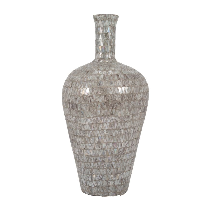 Sagebrook 19" Glass Mosaic Vase