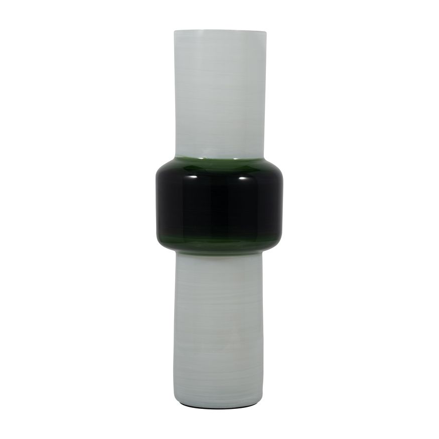 Sagebrook 15" Glass Modern Cylinder Vase