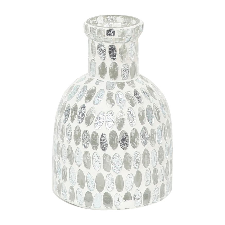 Sagebrook 18523 5" Glass Mosaic Vase