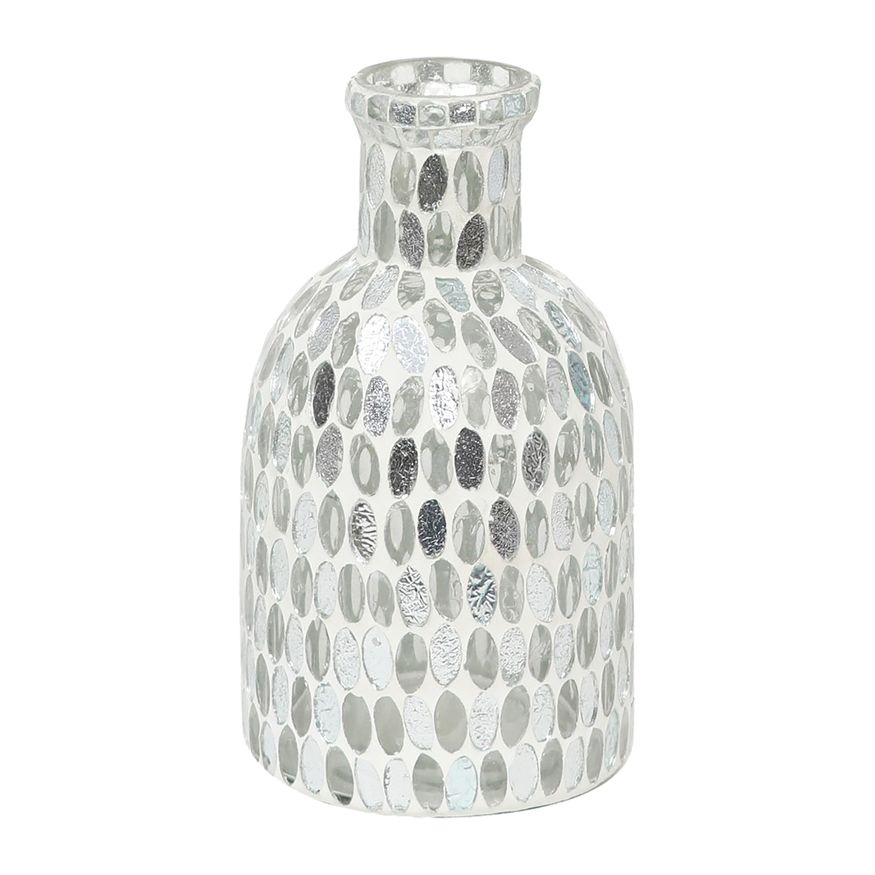 Sagebrook 18523 5" Glass Mosaic Vase