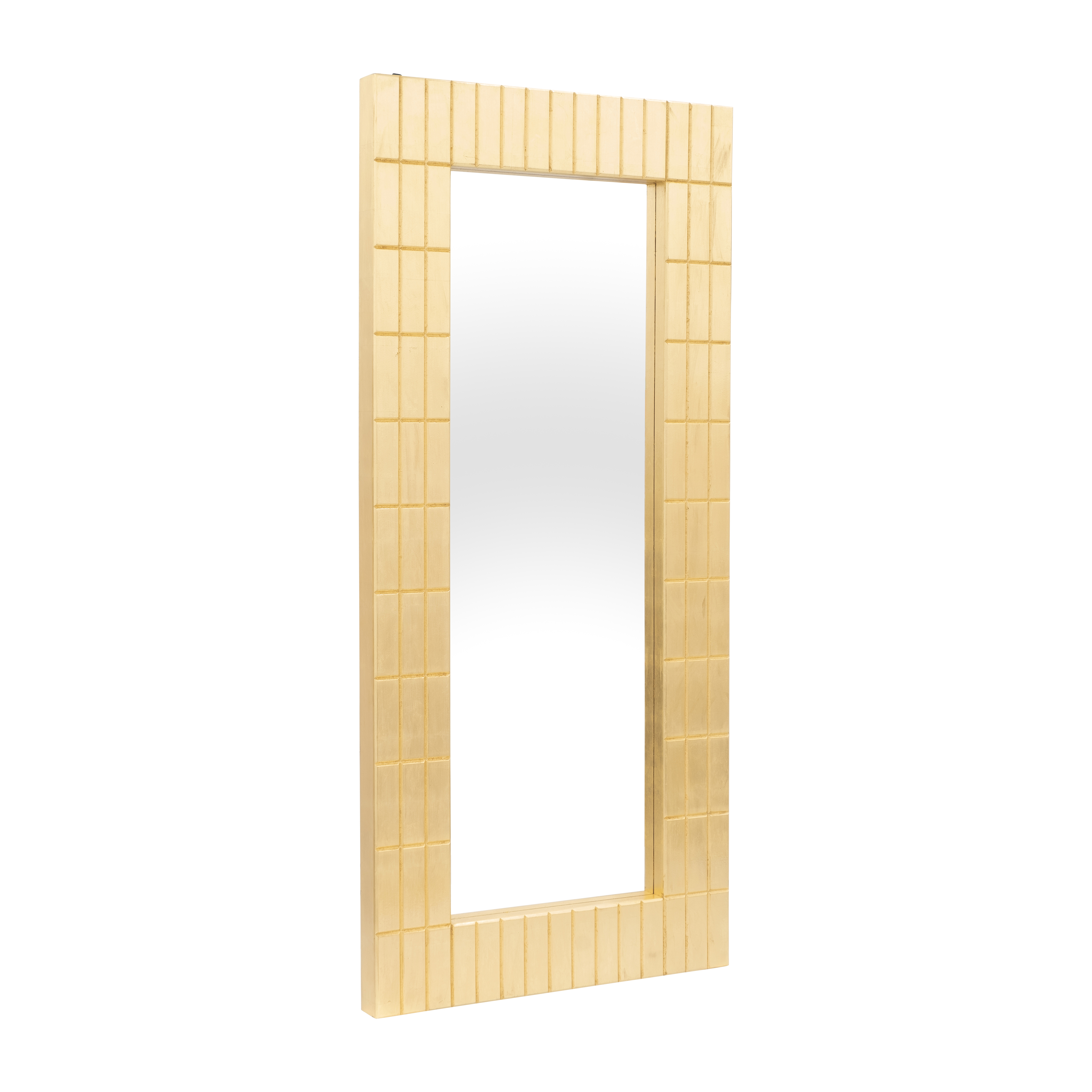 Sagebrook 39"x87" Gold Bars Rectangular Mirror