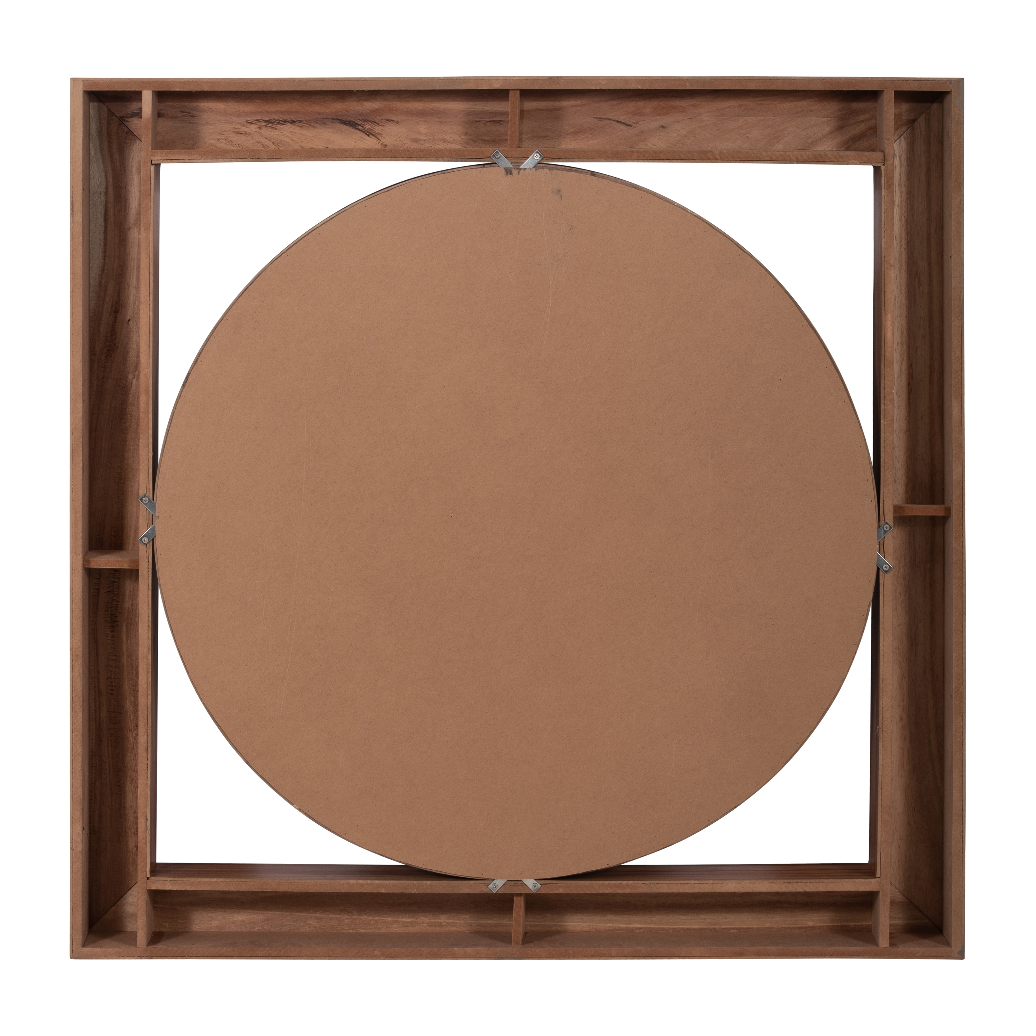 Sagebrook™ 47"x47" Mirror In Box - Brown/Black