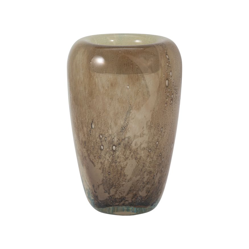 Sagebrook 8" Glass 2-tone Vase