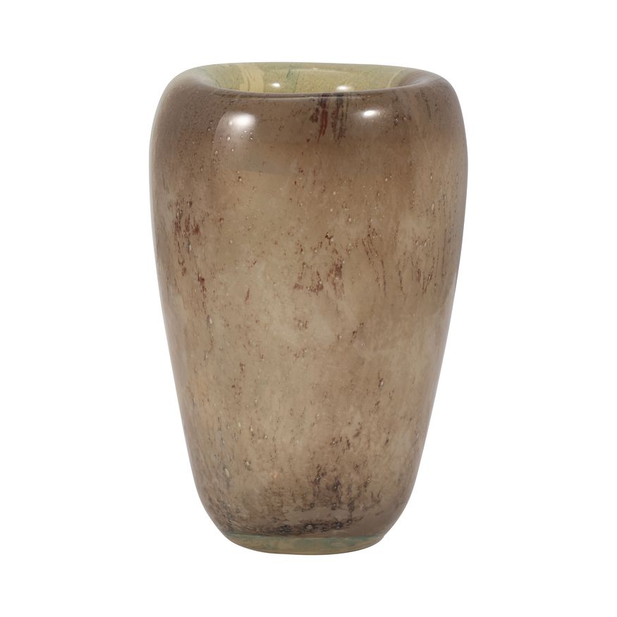 Sagebrook 8" Glass 2-tone Vase