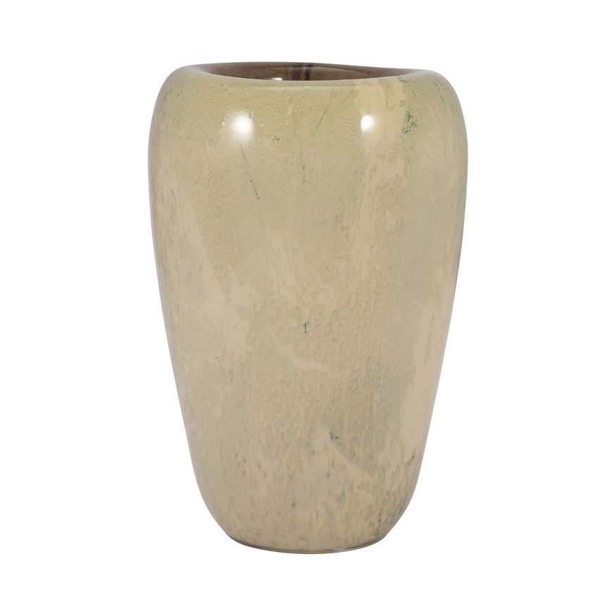 Sagebrook 11" Glass 2-tone Vase - Nude