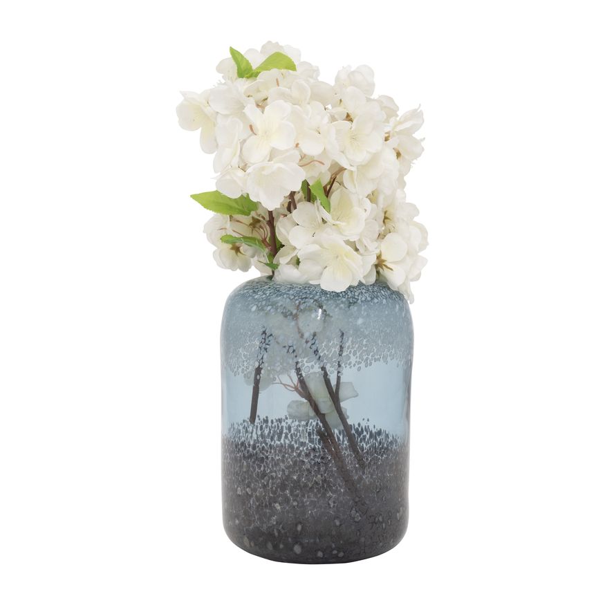 Sagebrook 9" Glass Ombre Vase - Multi