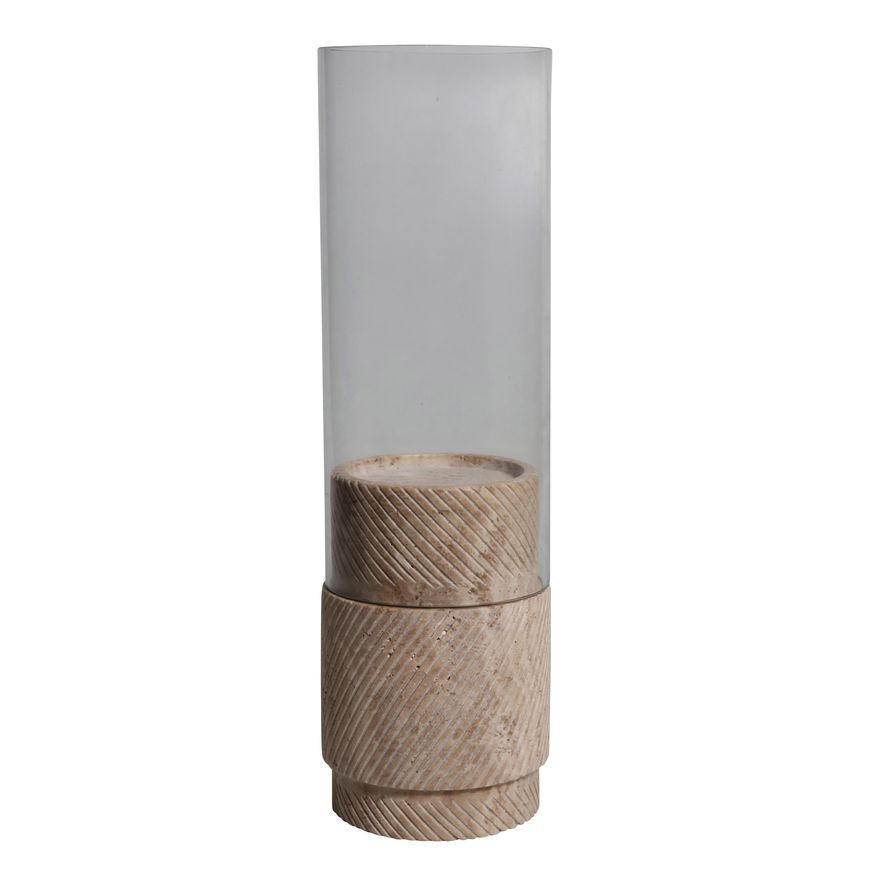 Sagebrook 10" Marble Hurricane Holder