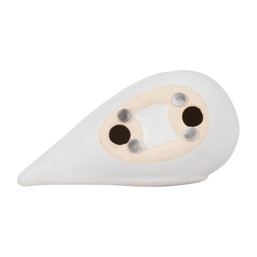 Sagebrook 6" Ceramic Chubby Bird - White