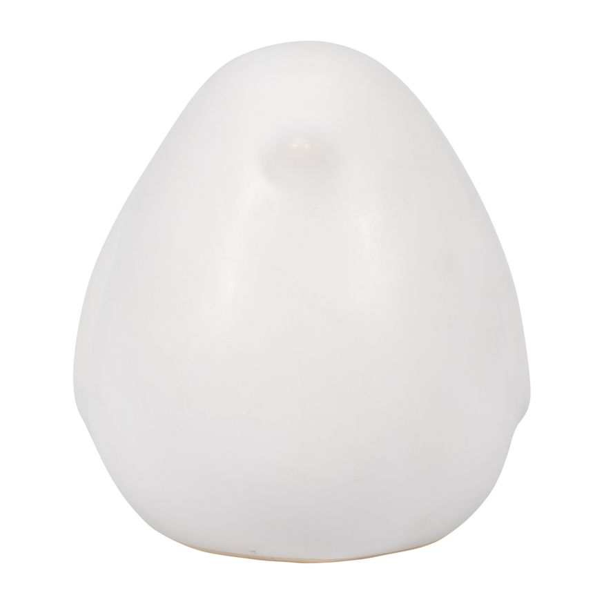 Sagebrook 8" Ceramic Chubby Bird - White