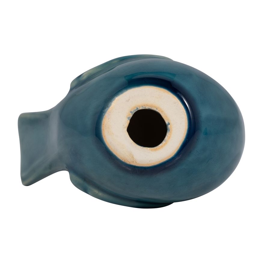 Sagebrook 5" Ceramic Side View Bird - Blue