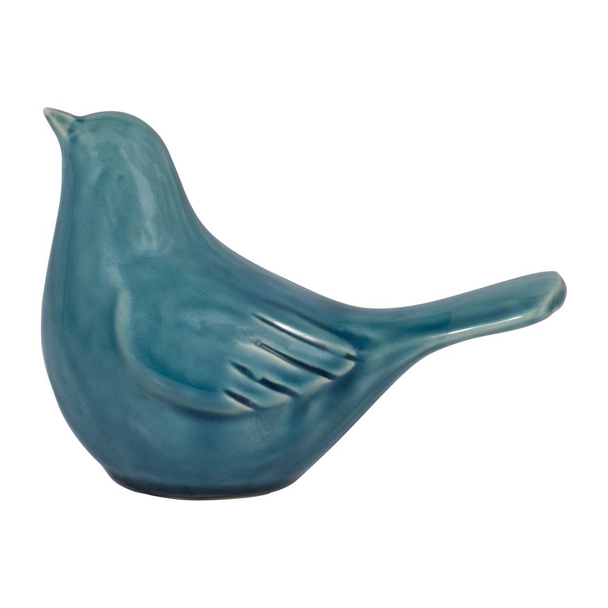 Sagebrook 6" Ceramic Looking Up Bird