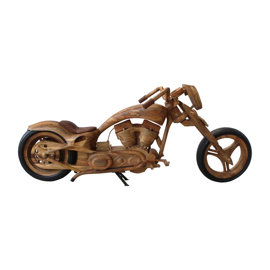 Sagebrook - 96" Wooden Chopper Bike in Natural