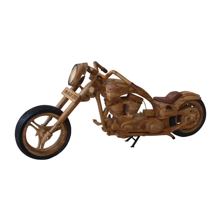 Sagebrook - 96" Wooden Chopper Bike in Natural