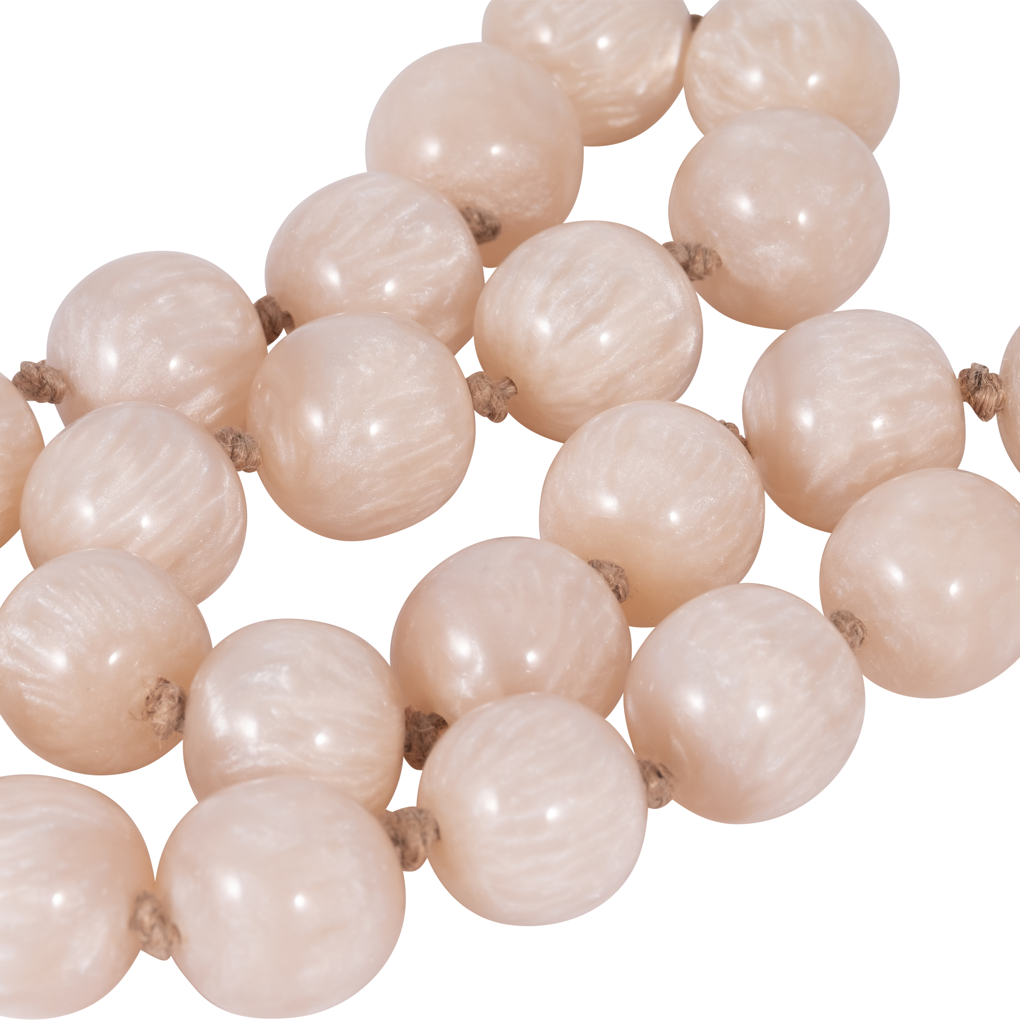 Sagebrook 36" Resin Bead Garland - Ivory