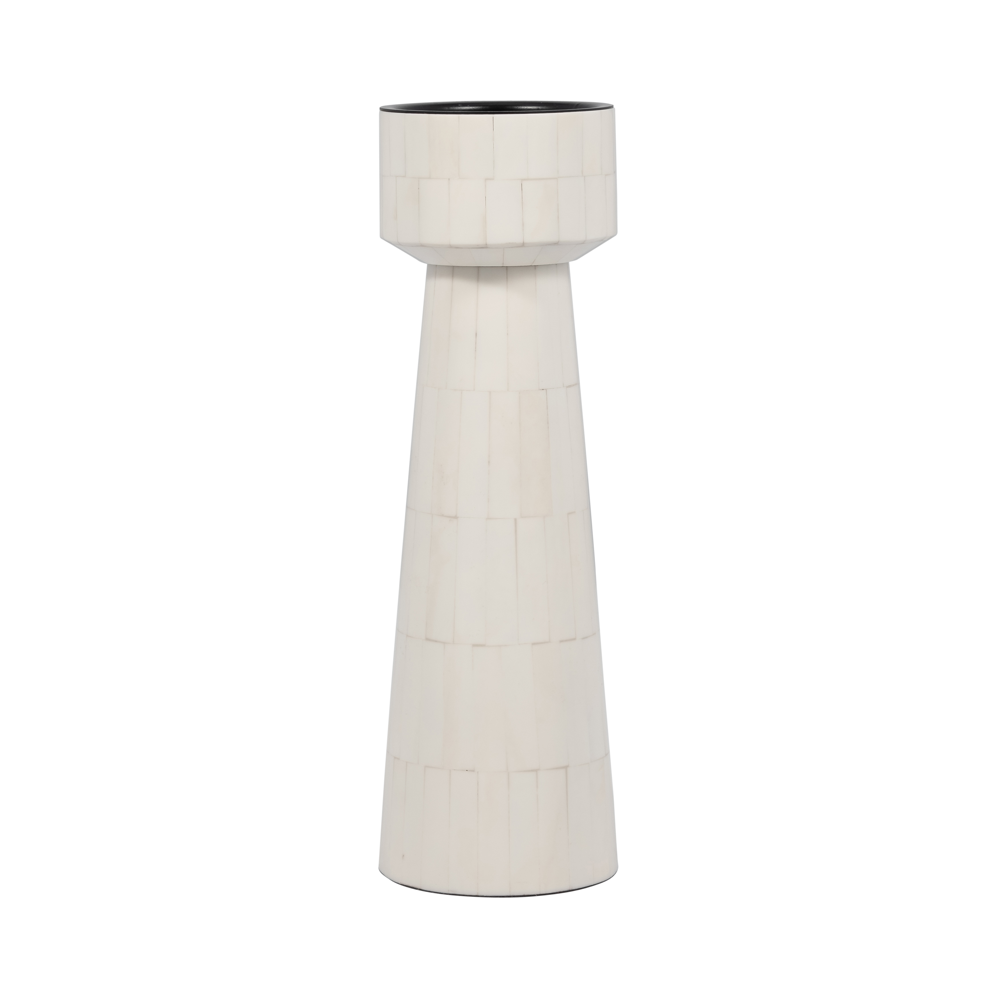 Sagebrook 12" Resin Pillar Candle Holder