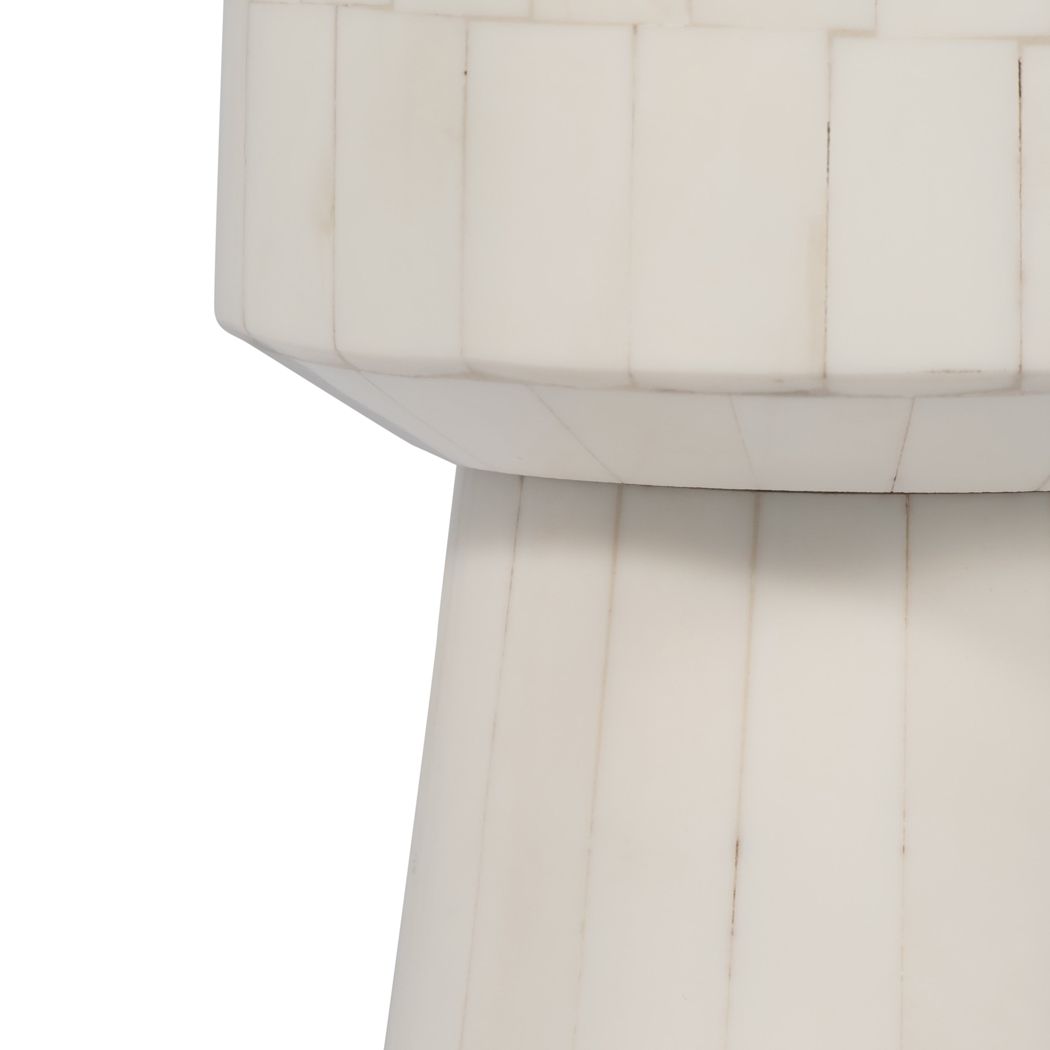 Sagebrook 12" Resin Pillar Candle Holder - Ivory