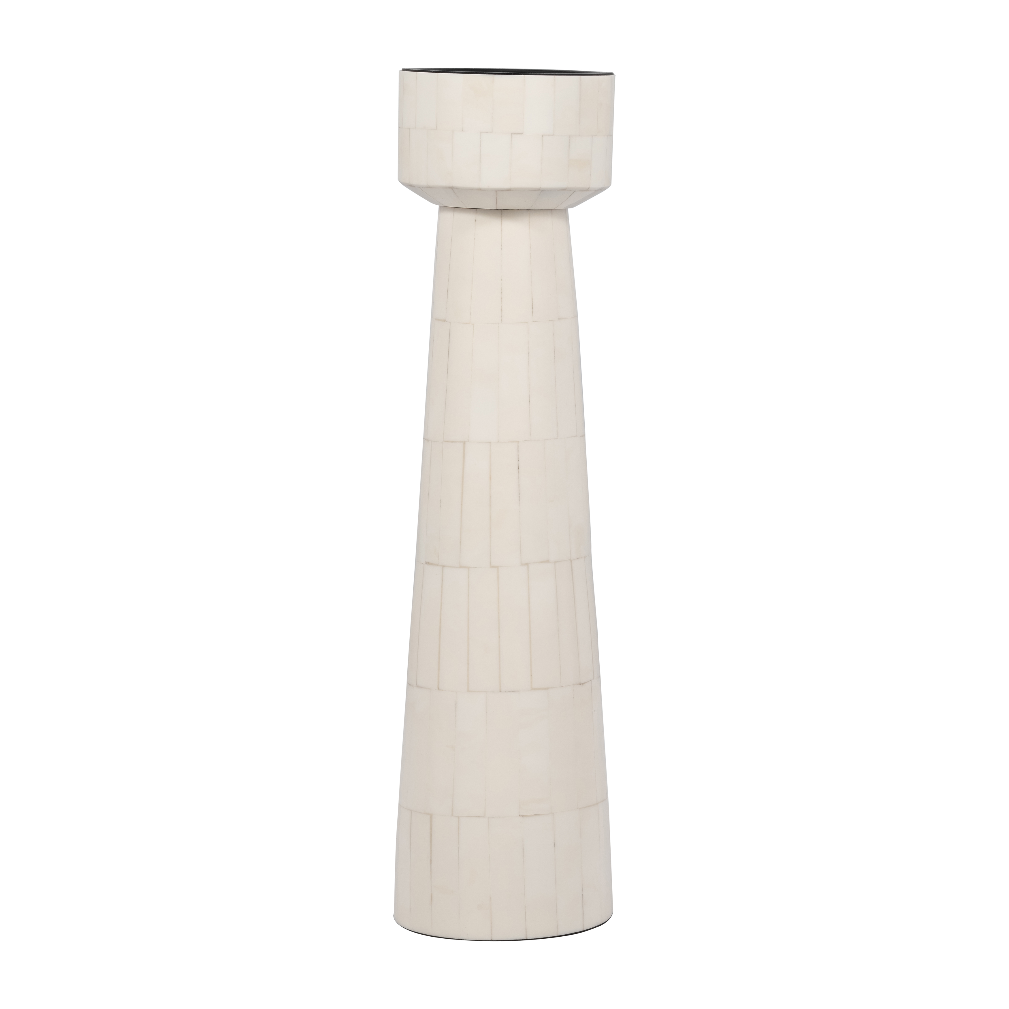 Sagebrook 12" Resin Pillar Candle Holder