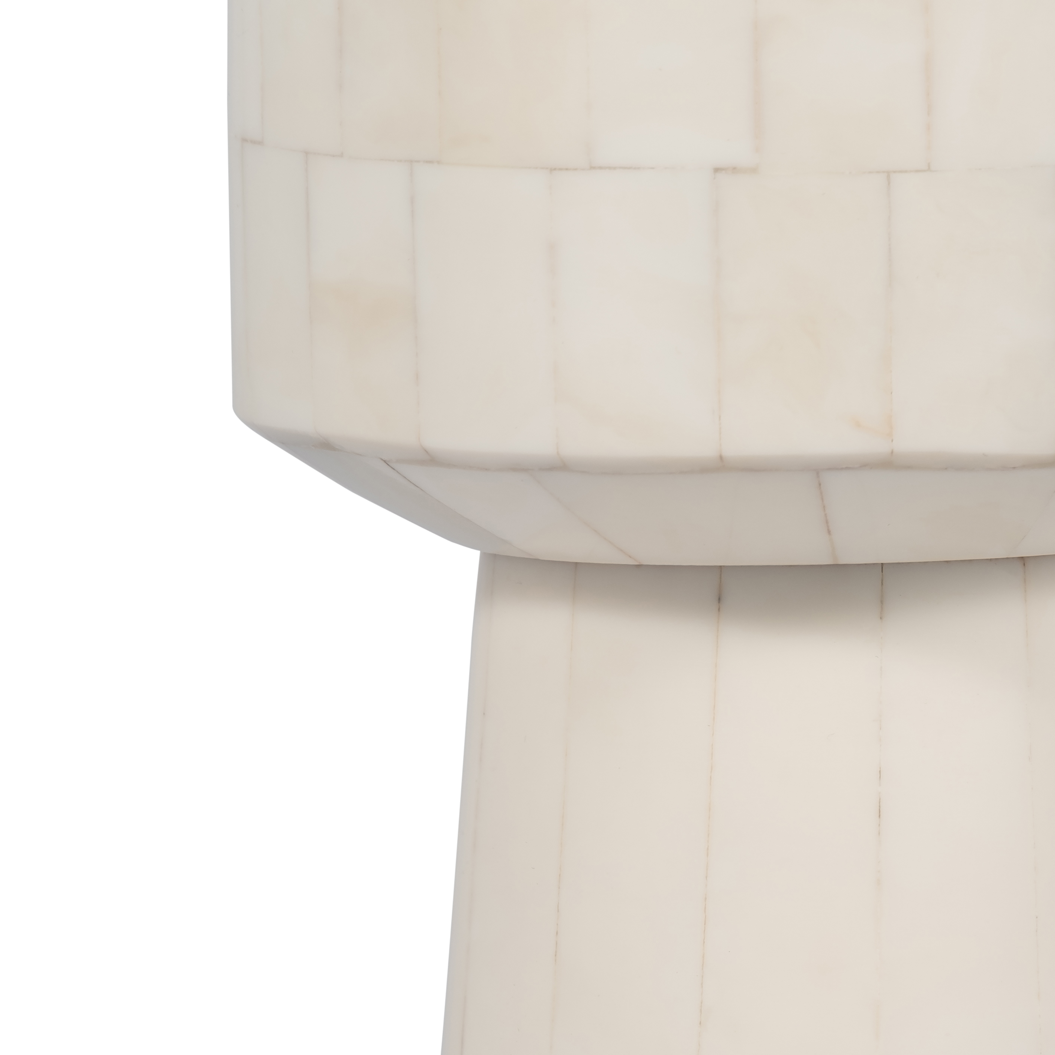 Sagebrook 15" Resin Pillar Candle Holder - Ivory