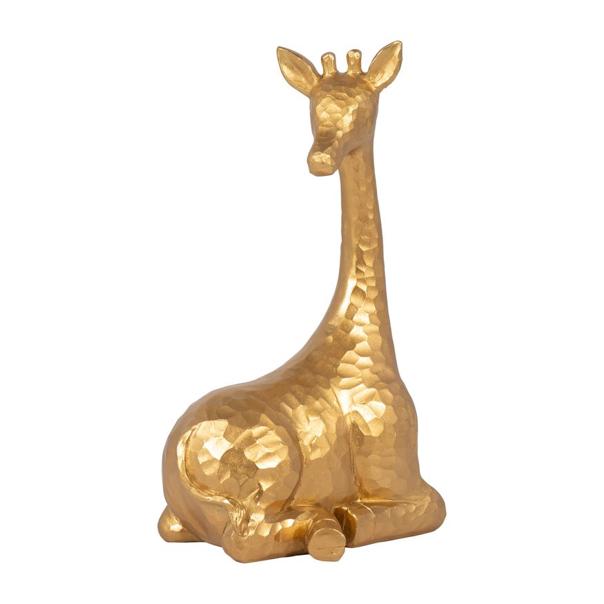 Sagebrook - 10" Resin Giraffe Decor in Gold