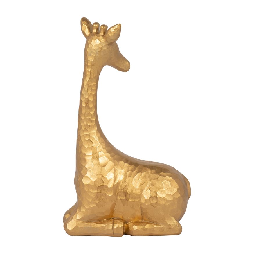 Sagebrook - 10" Resin Giraffe Decor in Gold