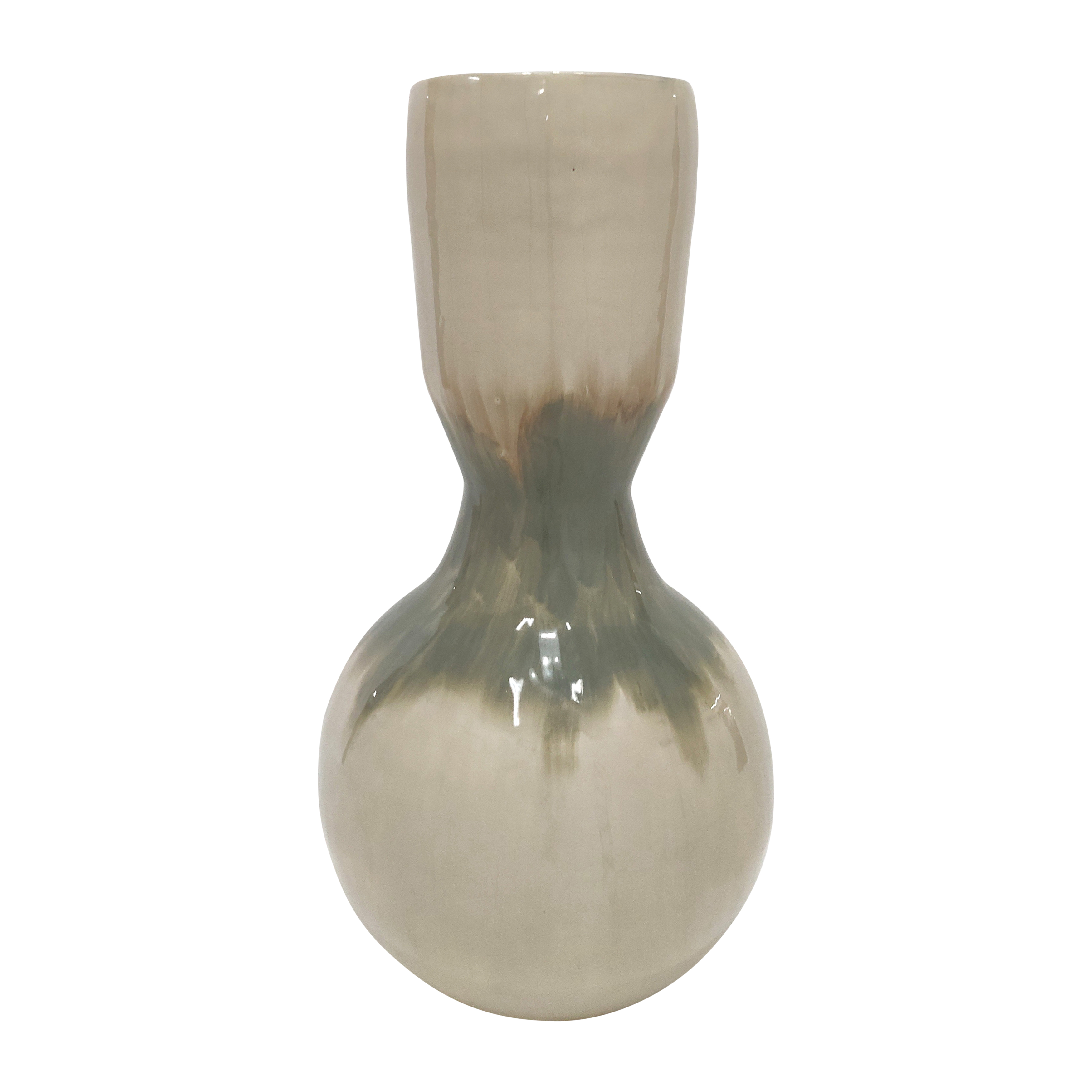 Sagebrook 18" Metal Bulbous Vase