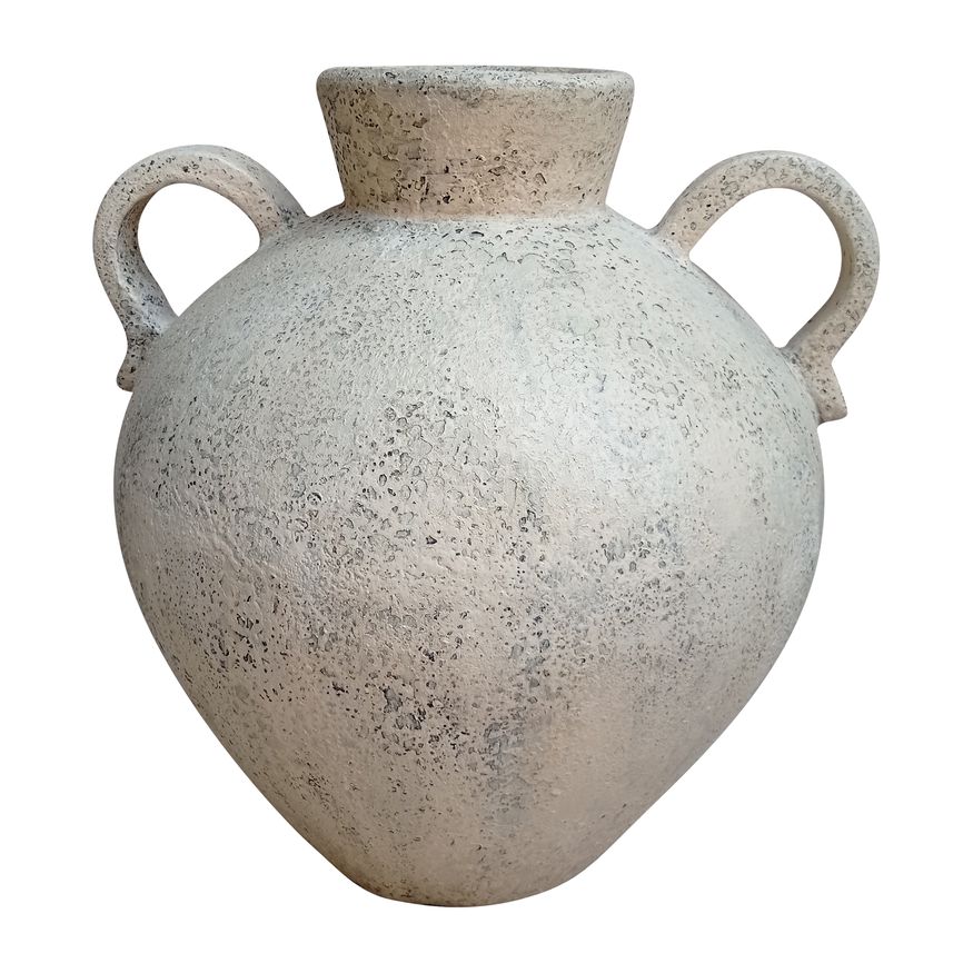 Sagebrook 17" Terracotta Organic Jug With 2 Handles