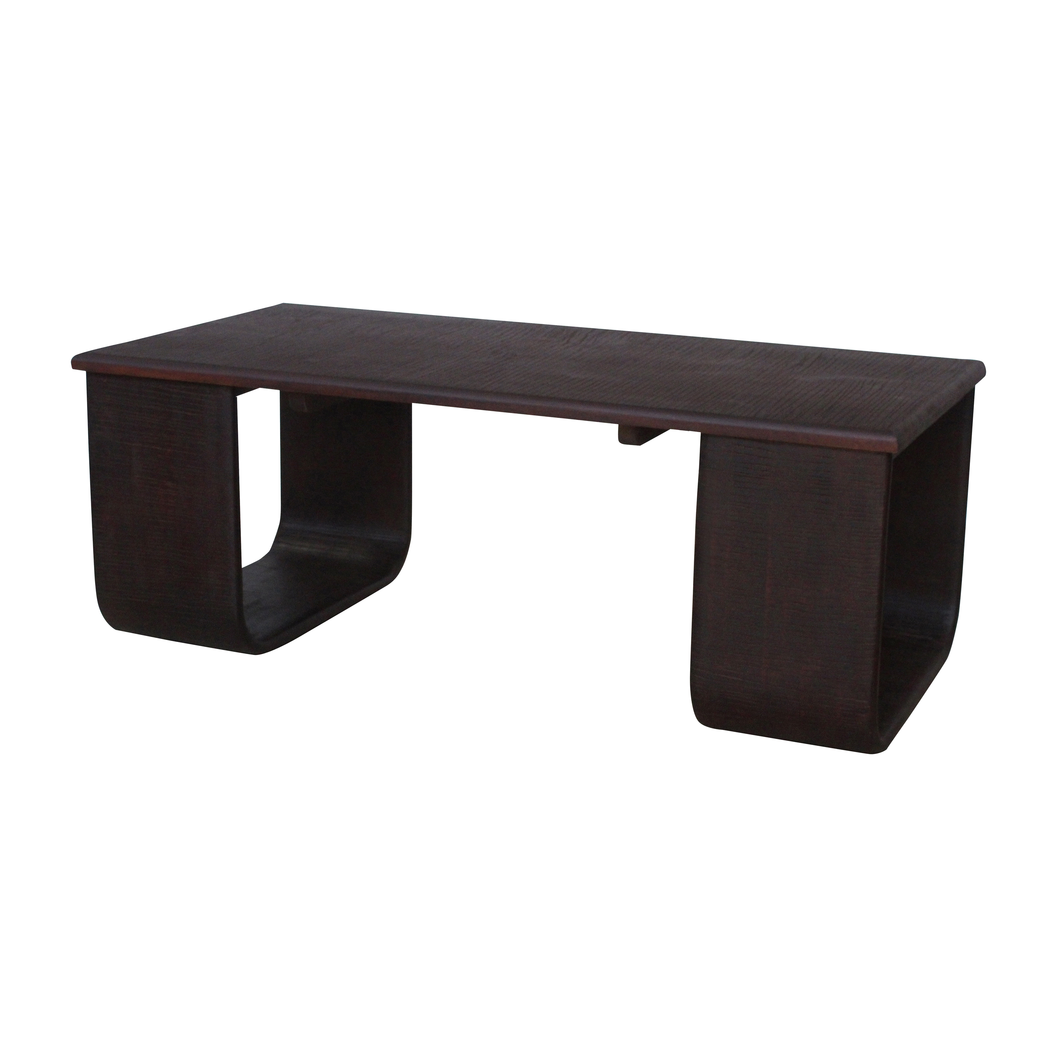 Sagebrook - 47" Wood Textured Coffee Table in Brown