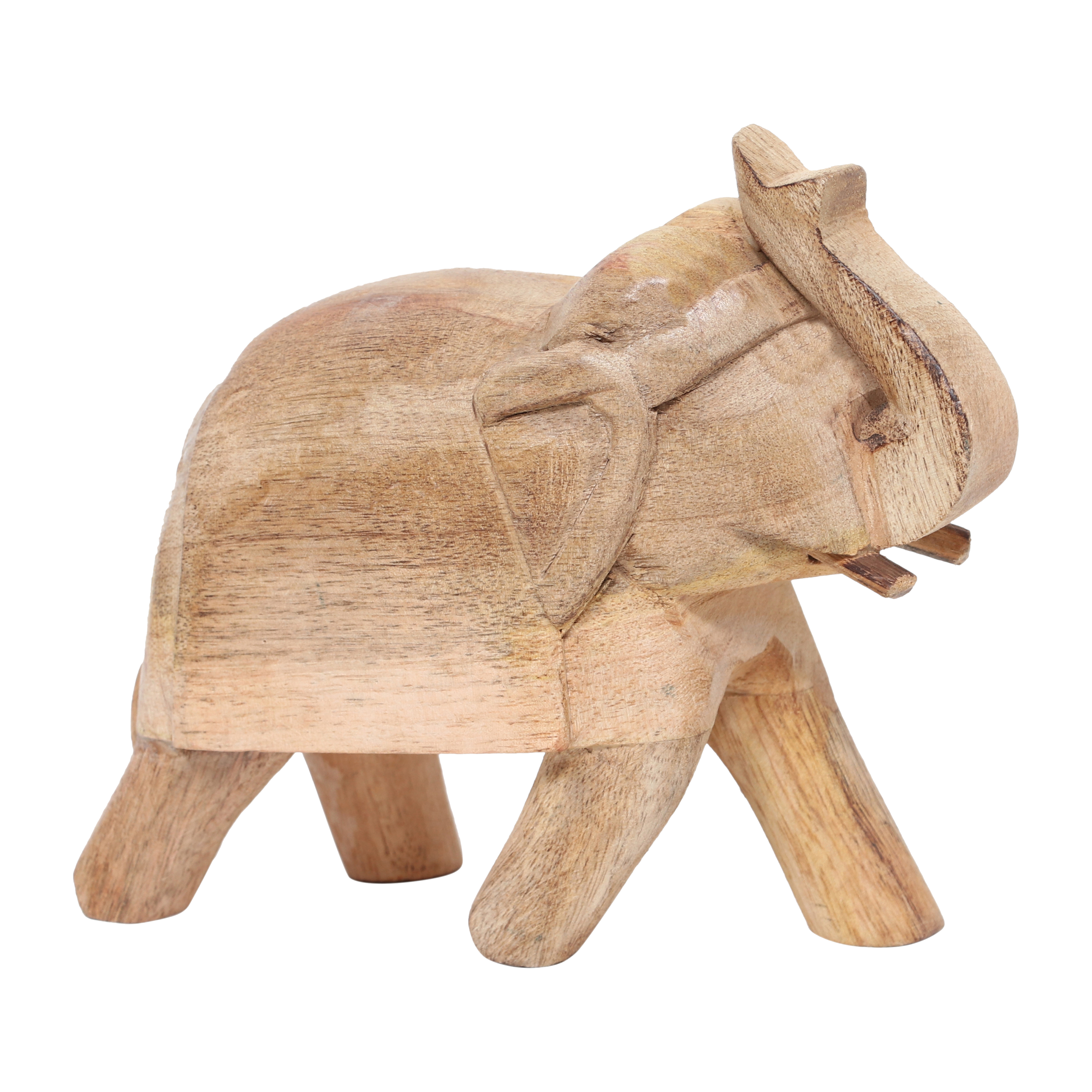 Sagebrook 7" Mango Wood Elephant