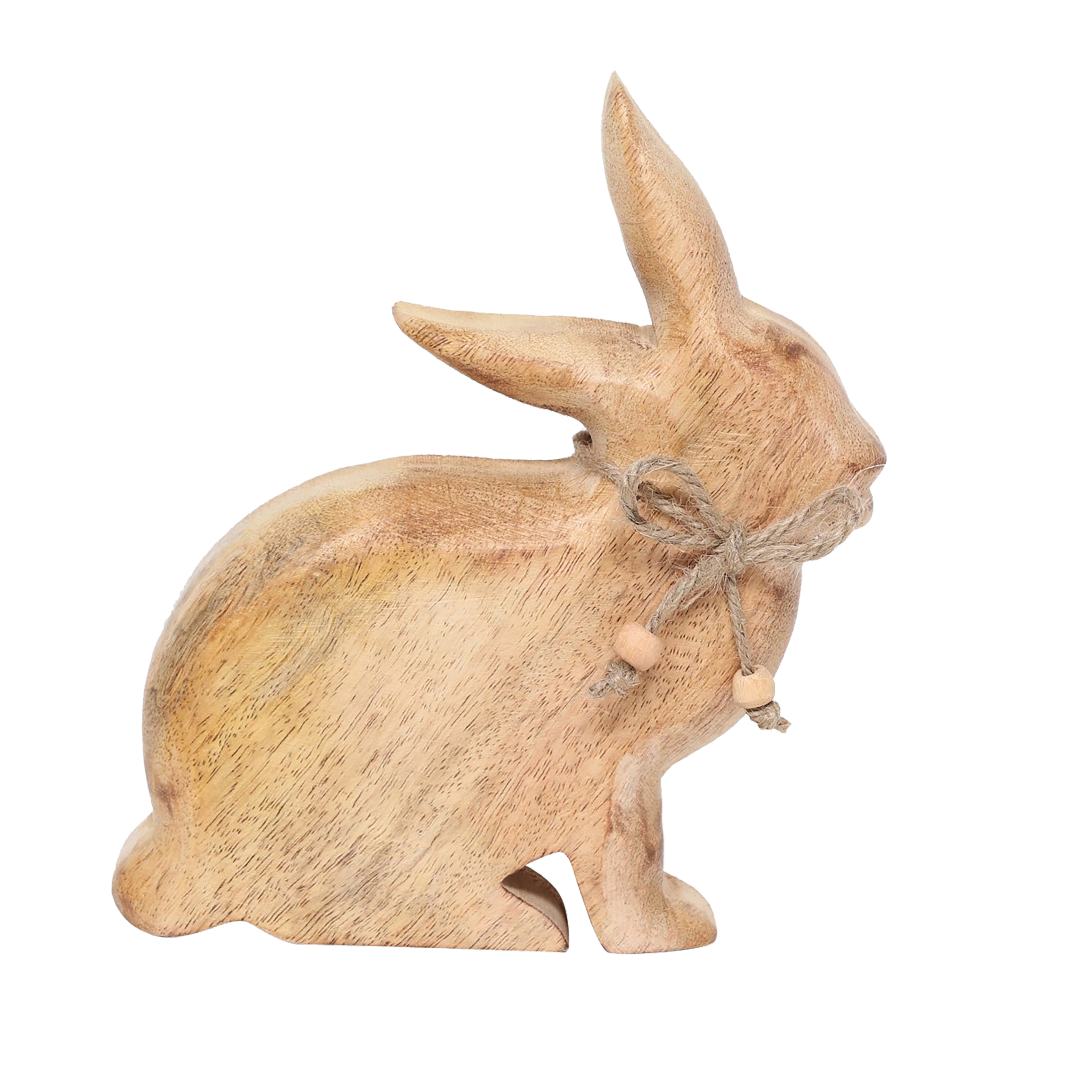 Sagebrook 7" Mango Wood Bunny