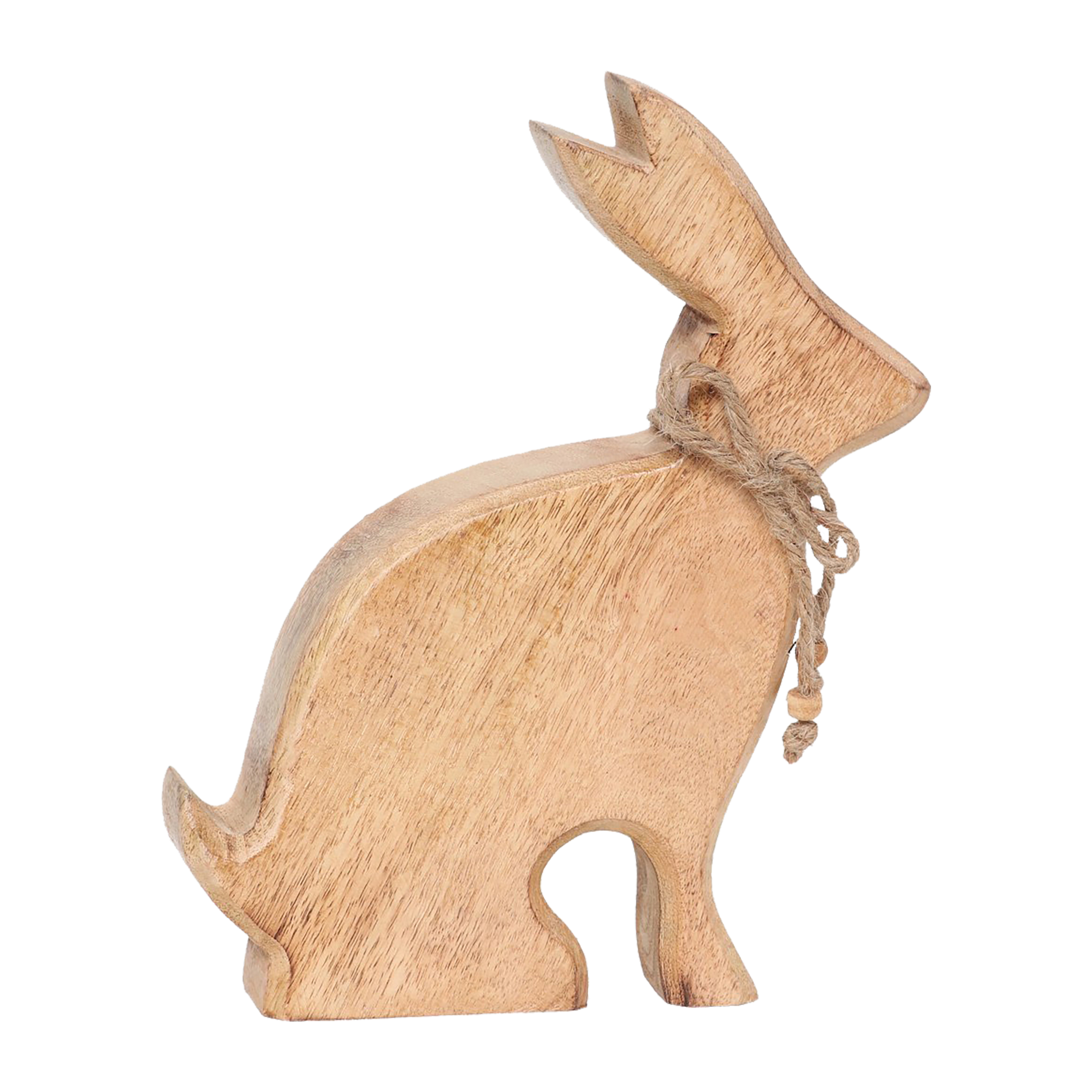 Sagebrook 7" Mango Wood Bunny