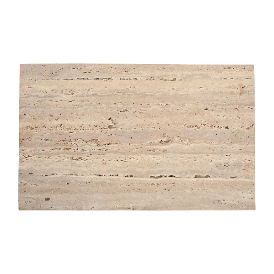 Sagebrook - 13"x8" Travertine Decorative Box in Tan