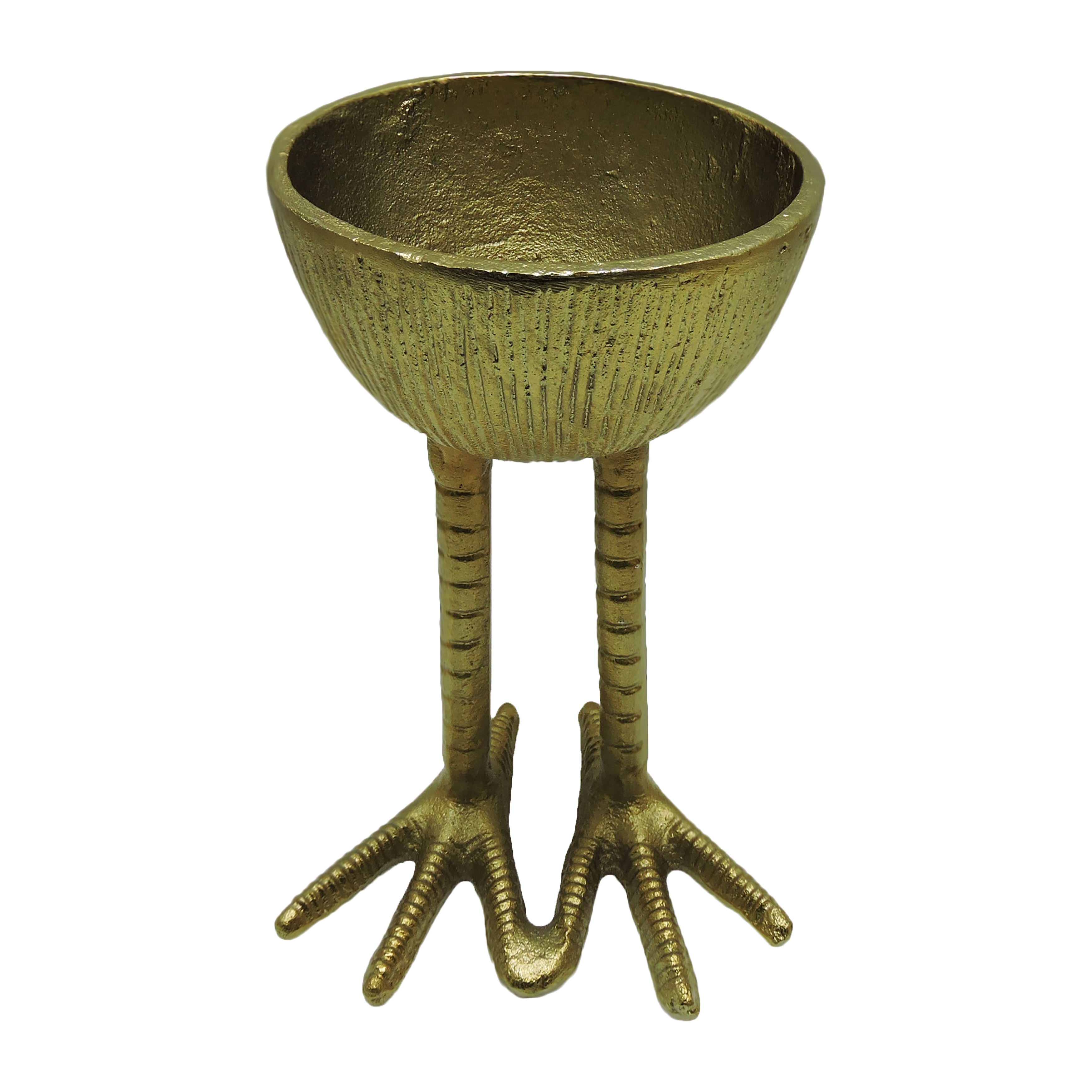 Sagebrook 7" Metal Bowl On Bird Feet