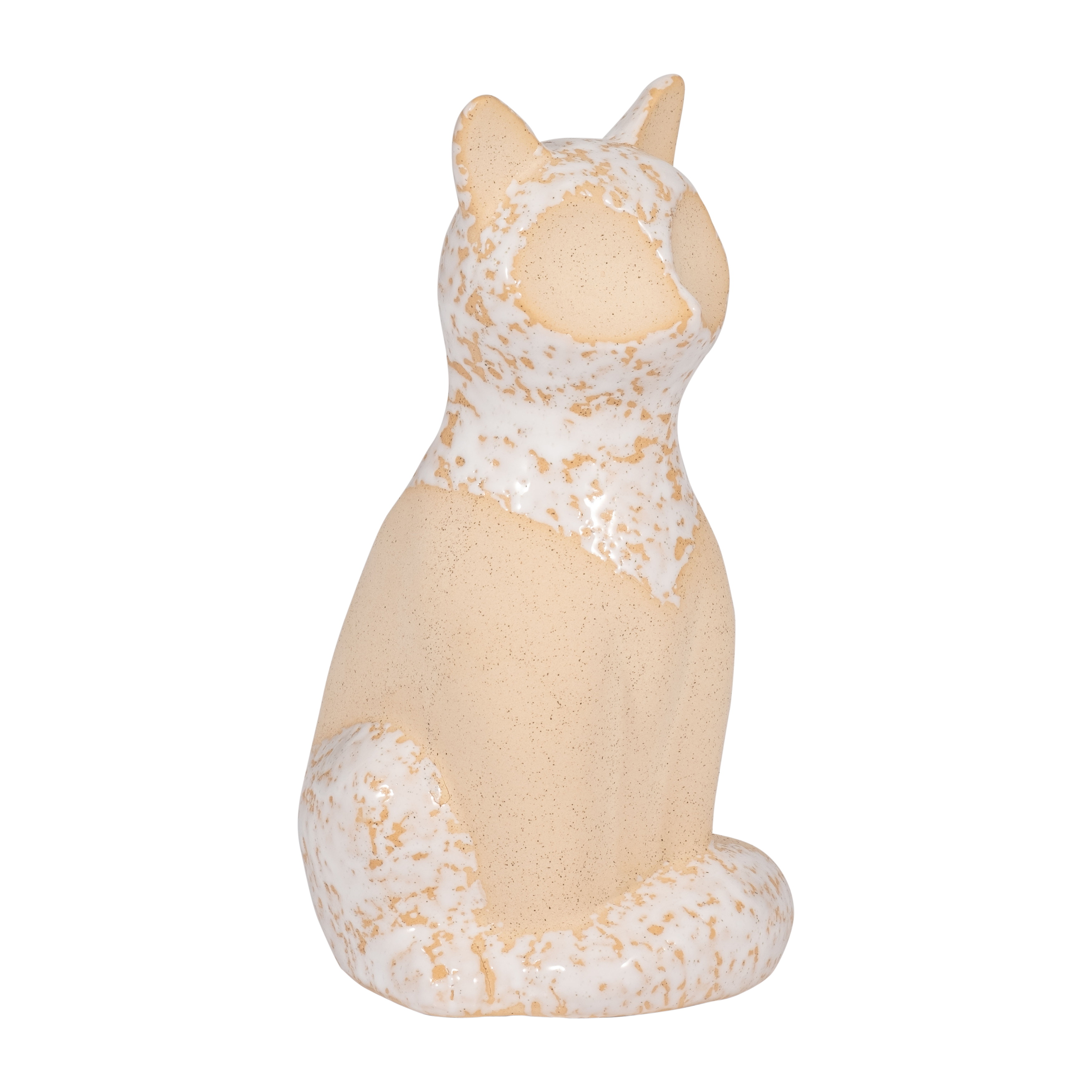 Sagebrook - 8" Ceramic Sitting Fox Vase in Ivory