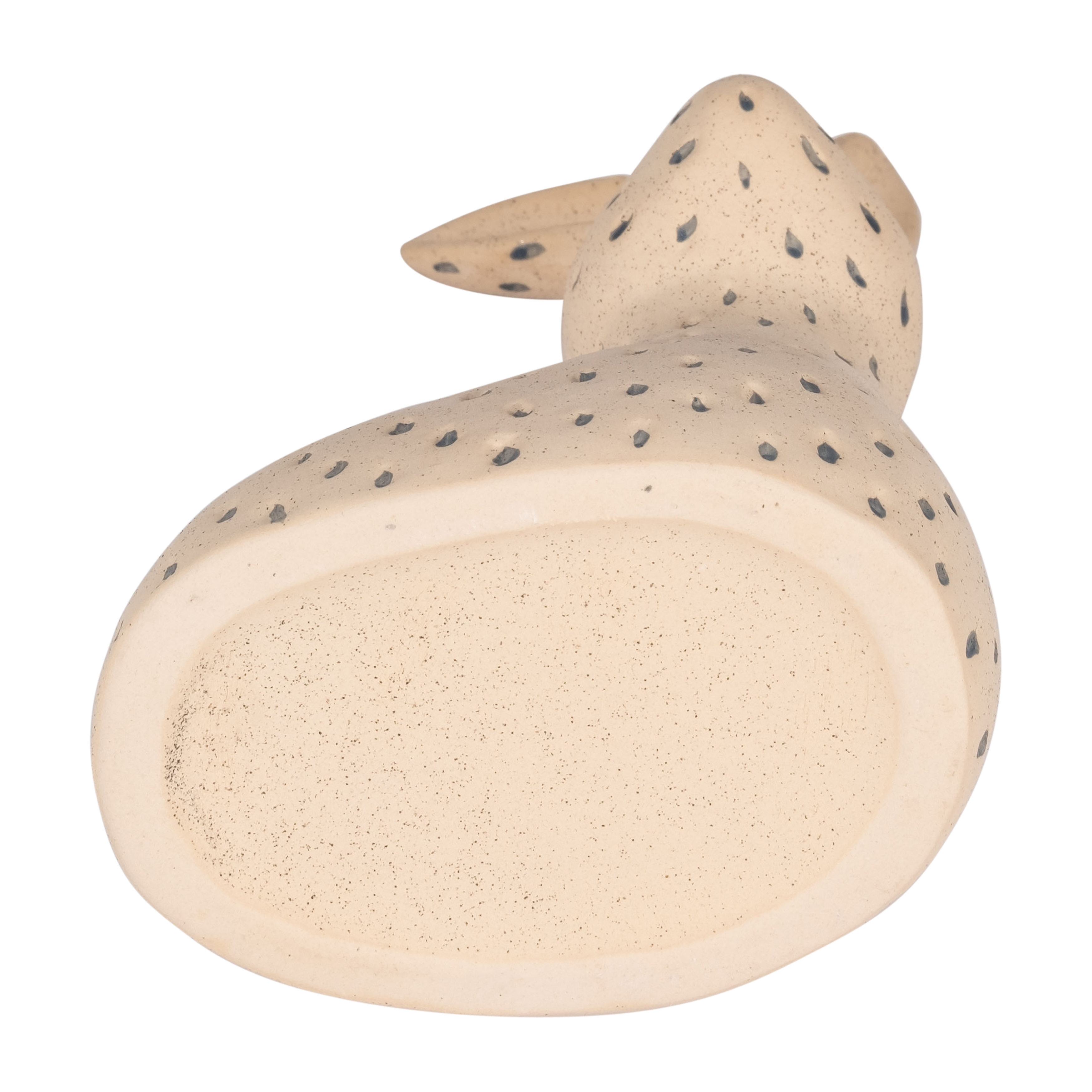 Sagebrook - 8" Ceramic Spotted Bunny in Ivory/blue