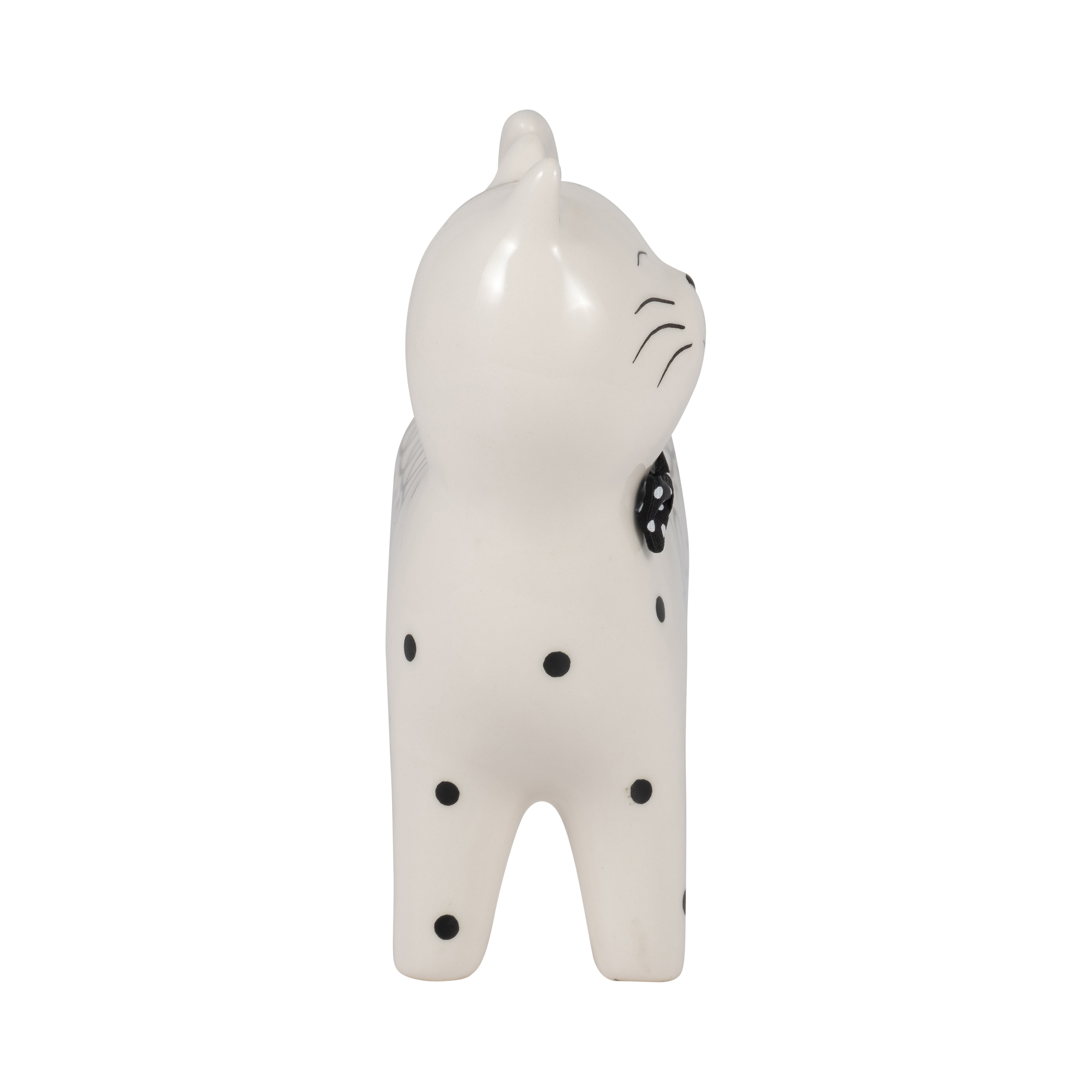 Sagebrook™ 7" Ceramic Swirls Cat - White