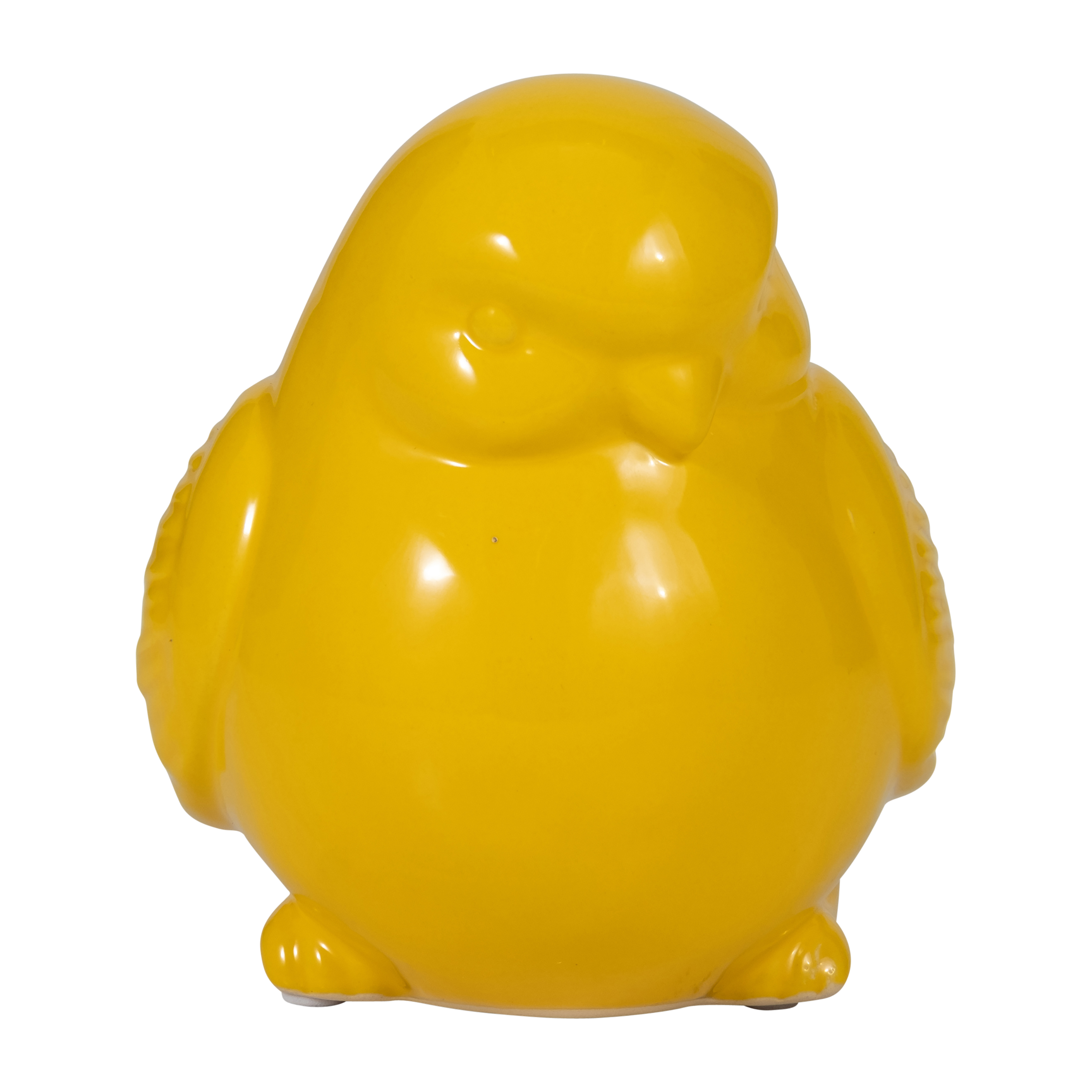 Sagebrook - 8" Ceramic Sitting Chubby Bird in Yellow