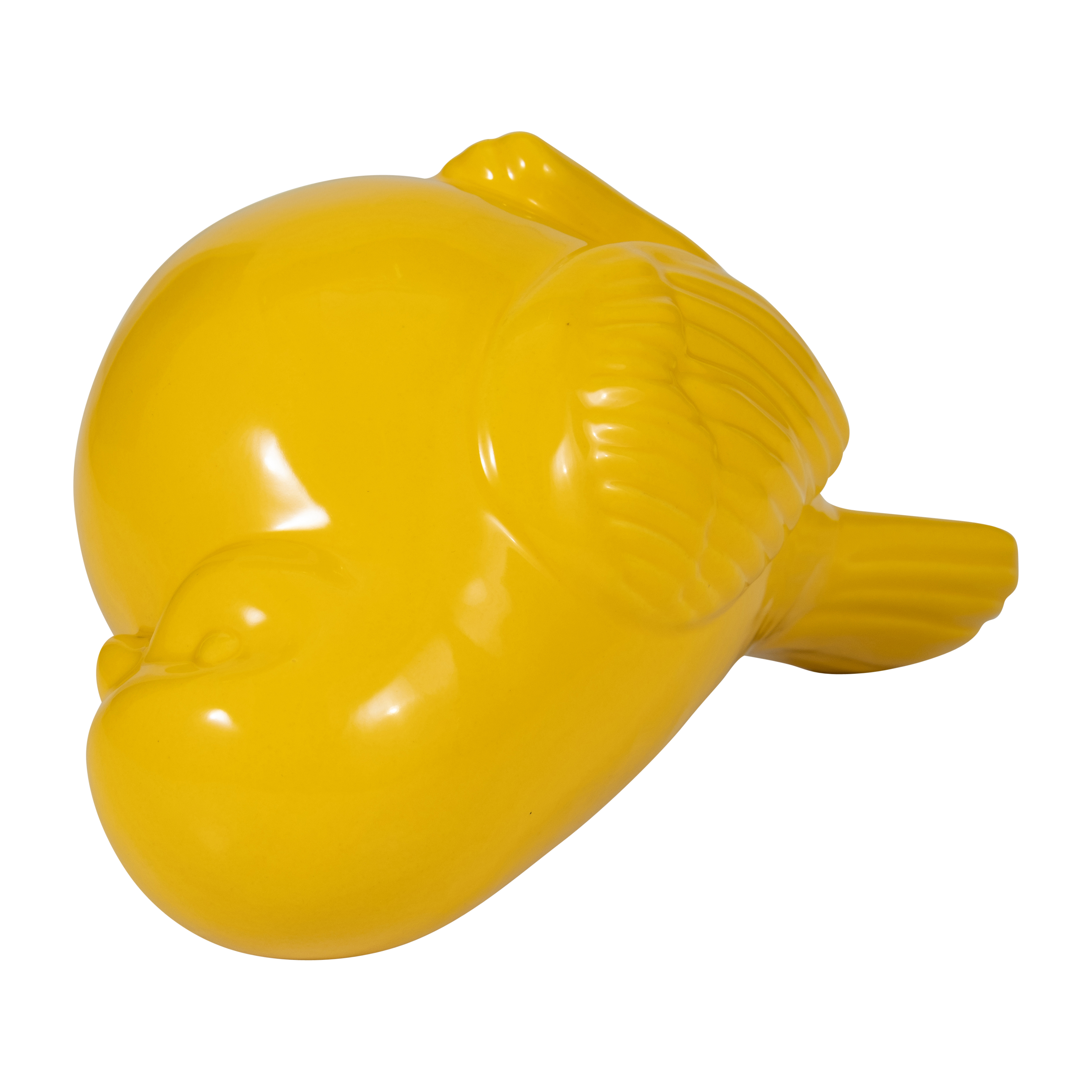 Sagebrook - 8" Ceramic Sitting Chubby Bird in Yellow